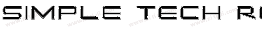 Simple Tech Regular字体转换